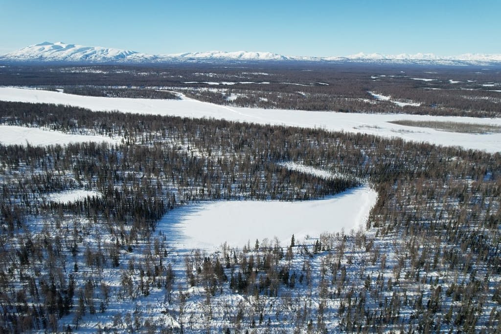 Yentna River Remote Property for Sale, 110 Acres Riverfront