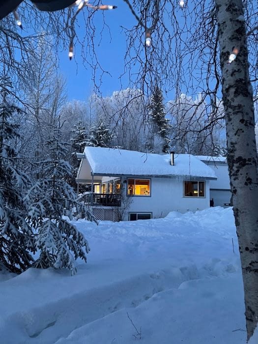 Lakefront Home on over 4 Acres in Willow Alaska