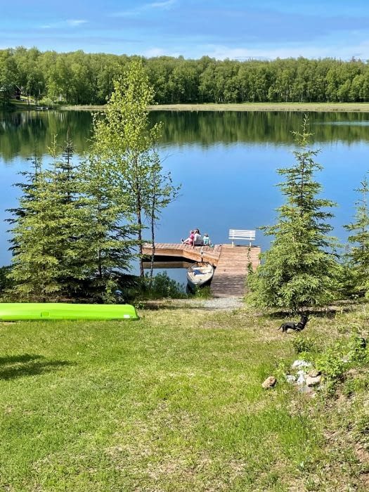 Lakefront Home on over 4 Acres in Willow Alaska